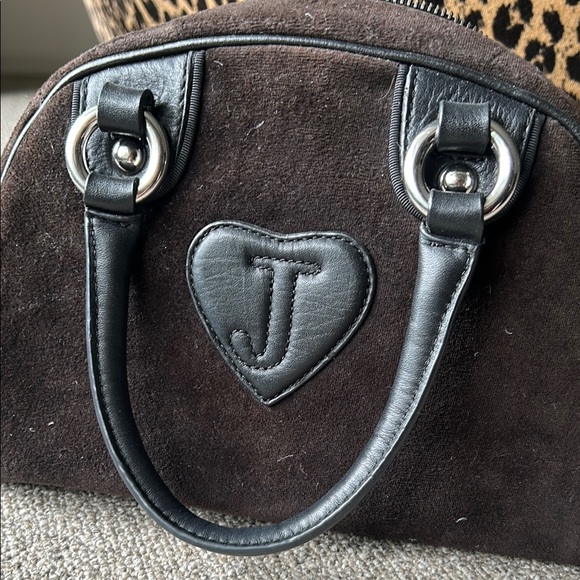 Juicy Couture Black Satchel with Regal Crest Design - Picture 5 of 9